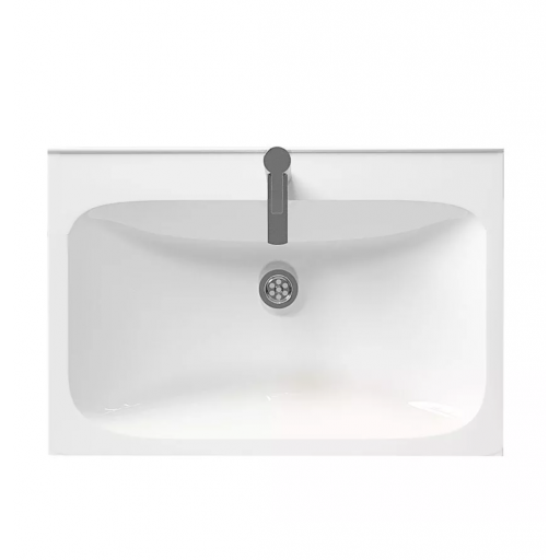 Раковина встраиваемая 1Marka Atom 60 Polytitan белая